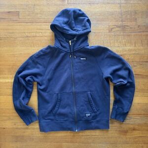 Nike F.C. Full Zip Hoodie Sweatshirt Soccer Football Jacket Navy Blue